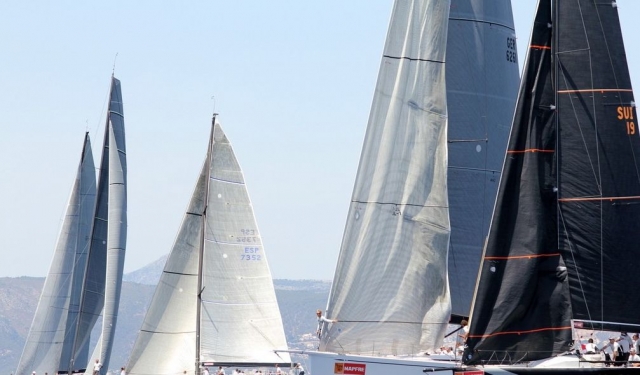 Regata en el mar